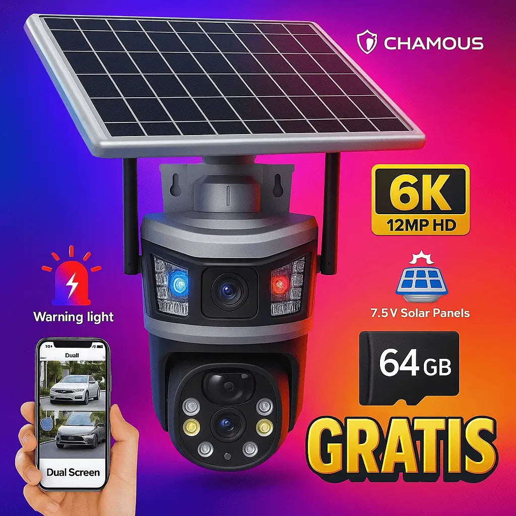 CAMARA SOLAR CON CHIP |MEMORIA GRATIS|GUIA DE INSTALACION