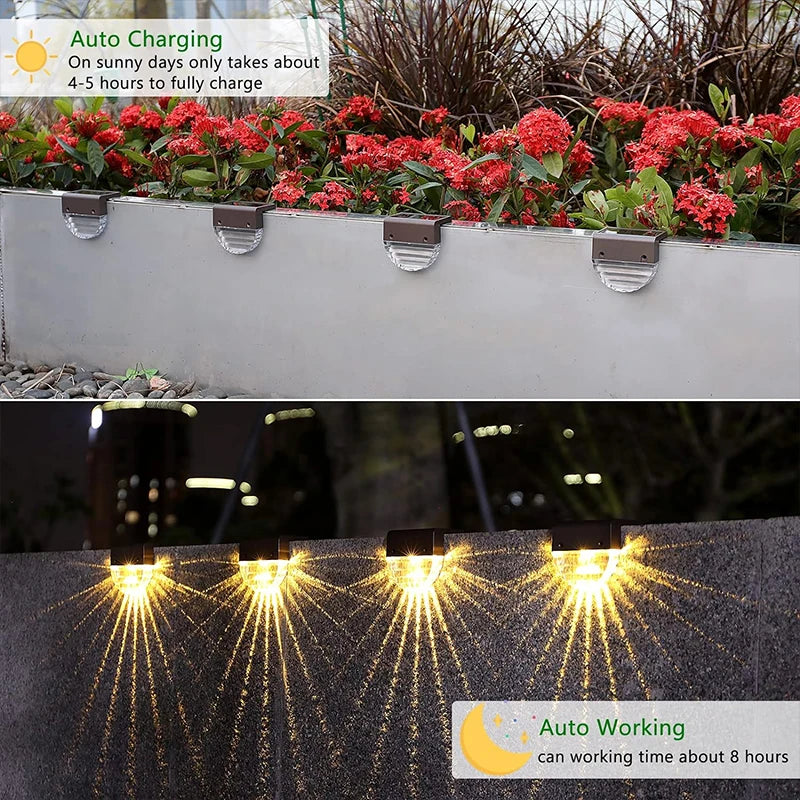 Luz Solar para Escaleras y Caminos pack de 2 unidades