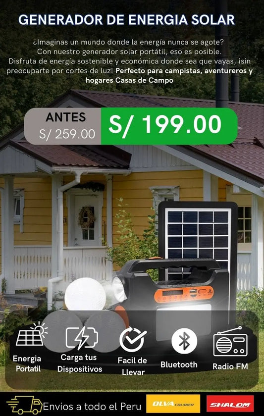 Mini generador Solar