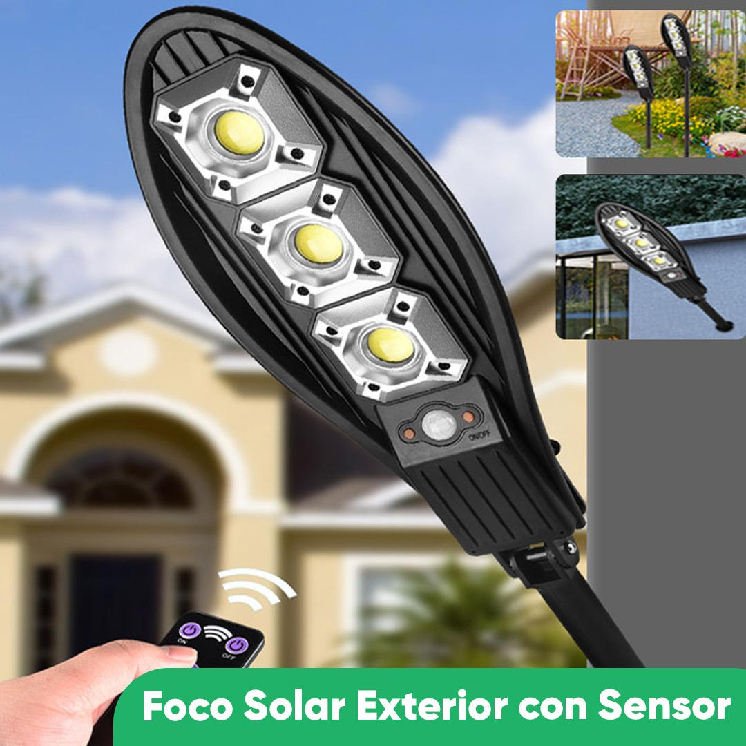 Lámpara de pared Led solar de aluminio