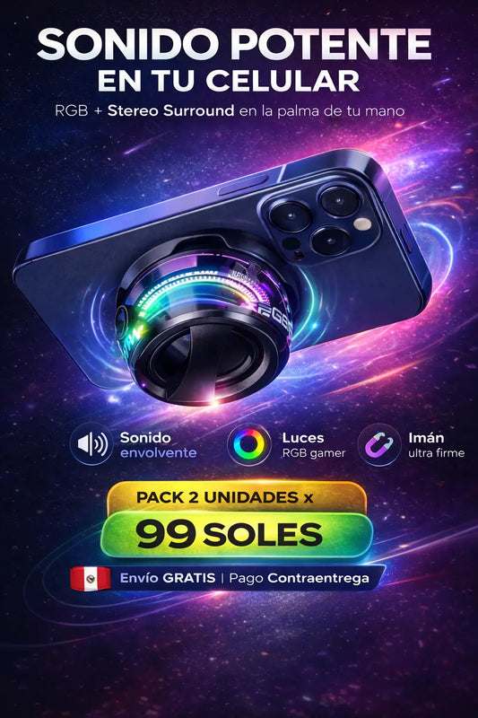 Mini Speaker RGB Magnético G200 2 unidades por 99 soles