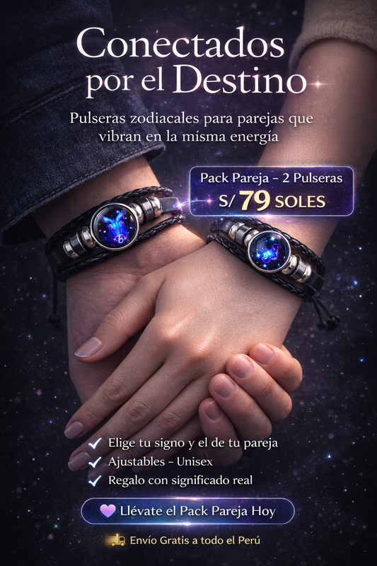 Pulseras zodiacales para parejas