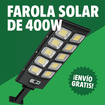 Farola Solar Gigante LED Exterior 400W
