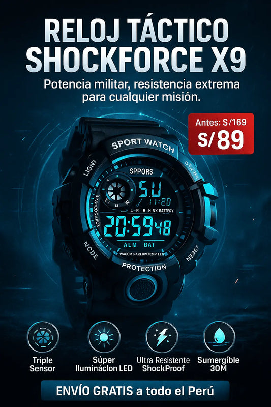 Reloj Táctico ShockForce X9