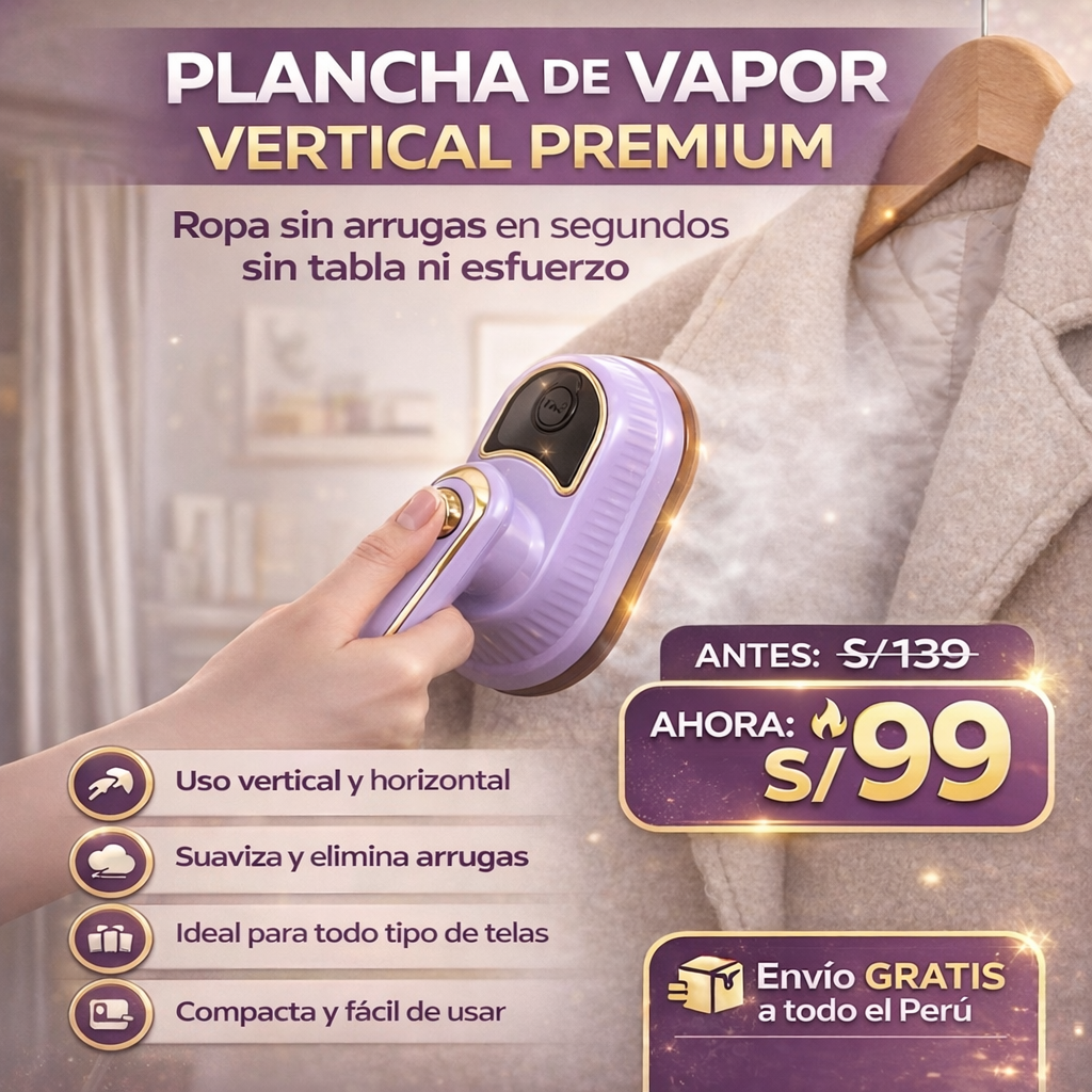 Plancha a vapor Pemium