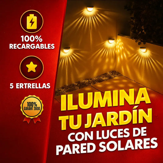 Lámparas de pared impermeables Pack 2 Unidades