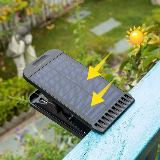LED SOLAR CON CLIP PARA EXTERIORES