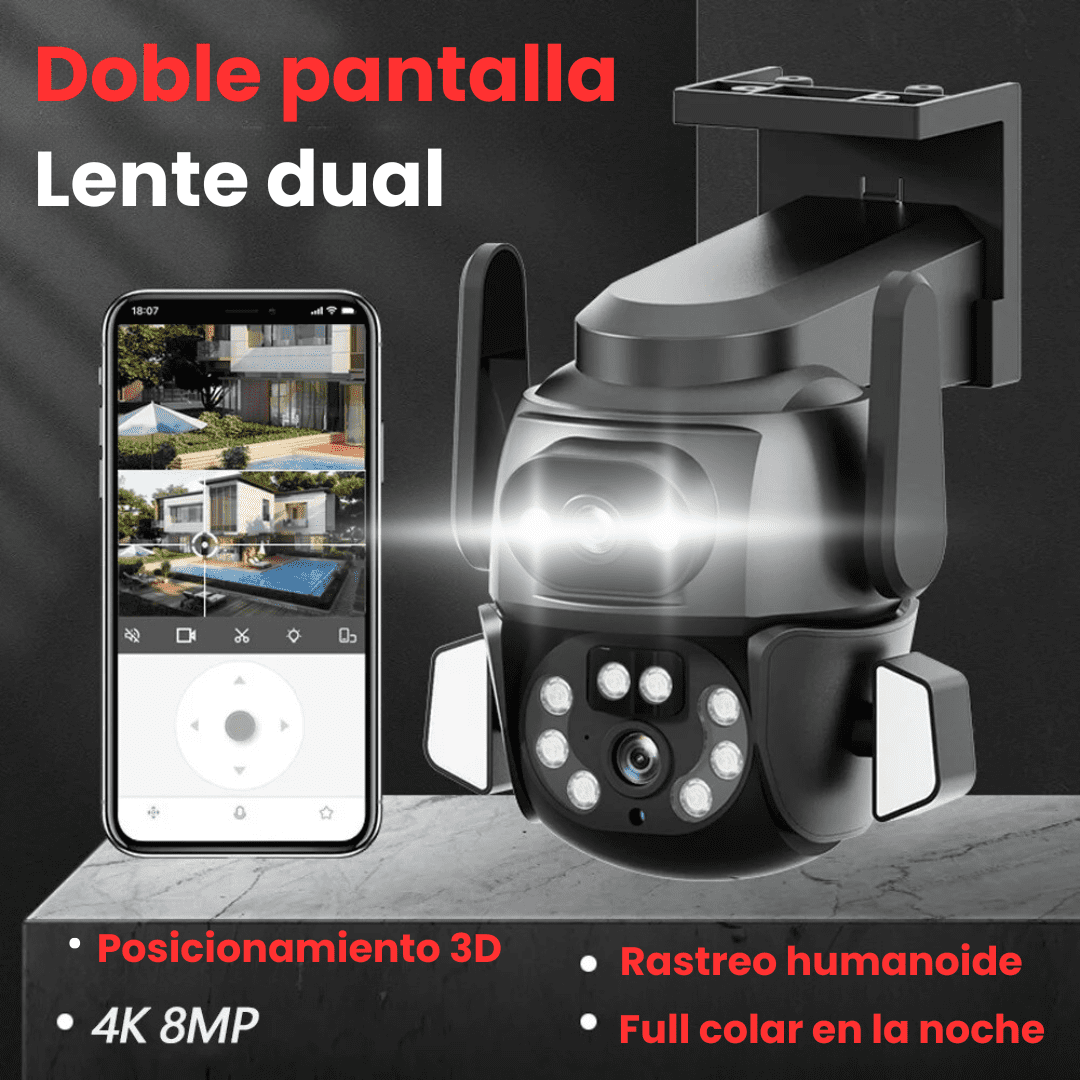 CAMARA INTELIGENTE DOBLE LENTE IP66