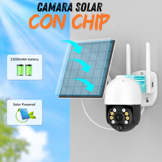 CAMARA SOLAR CON CHIP